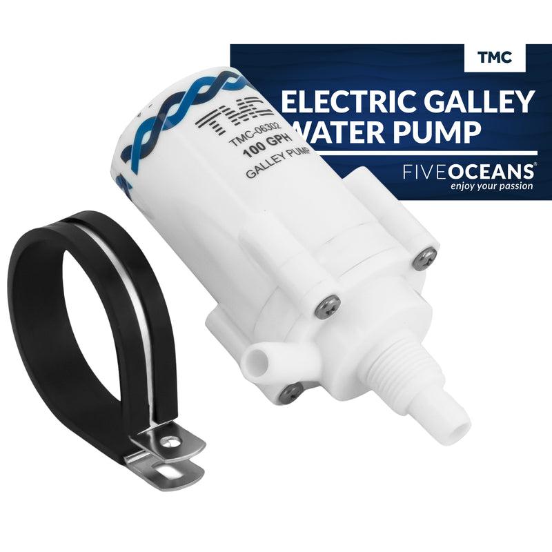 TMC Replacement Electric Galley Water Pump with Mounting Clamp 12V
