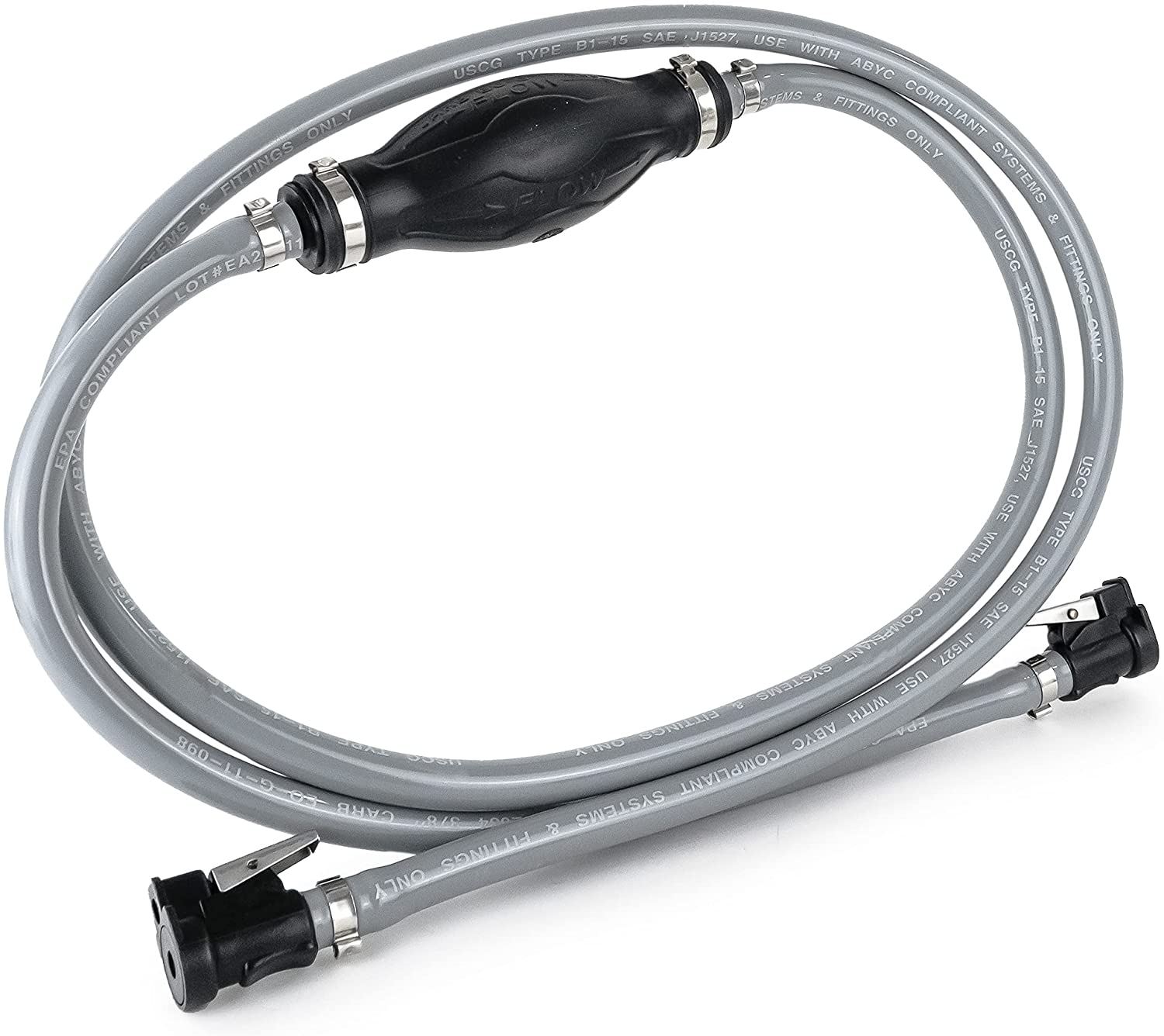 Reinforced EPA/CARB Fuel Line with Primer Bulb for OMC, Johnson
