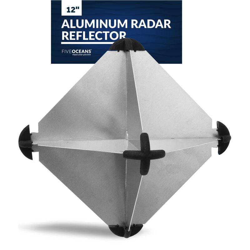 Aluminum Radar Reflector for Boats, 12"
