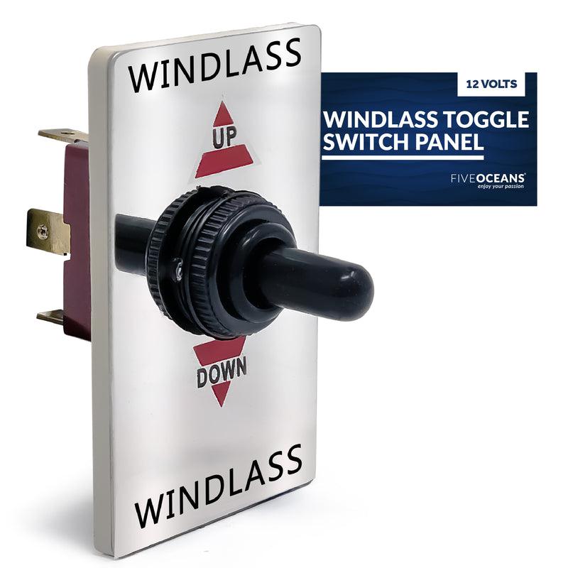 Anchor Windlass Up/Down Toggle Switch Panel, 12V | Five Oceans | Canadian Marine & Outdoor Equipment