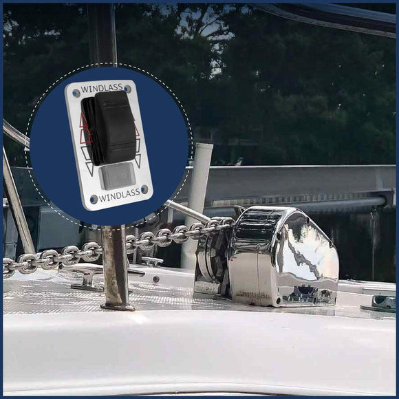 12V Windlass Rocker Switch Panel, SPDT 3-Terminal – Five Oceans | Canadian Marine & Outdoor Equipment