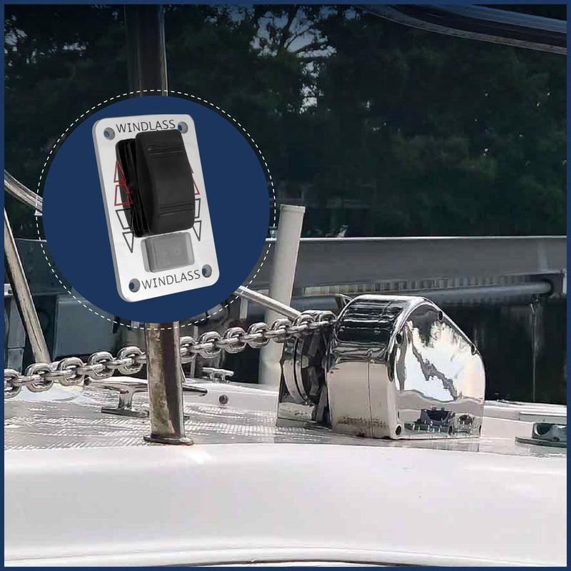 12V Windlass Rocker Switch Panel, SPDT 3-Terminal – Five Oceans | Canadian Marine & Outdoor Equipment