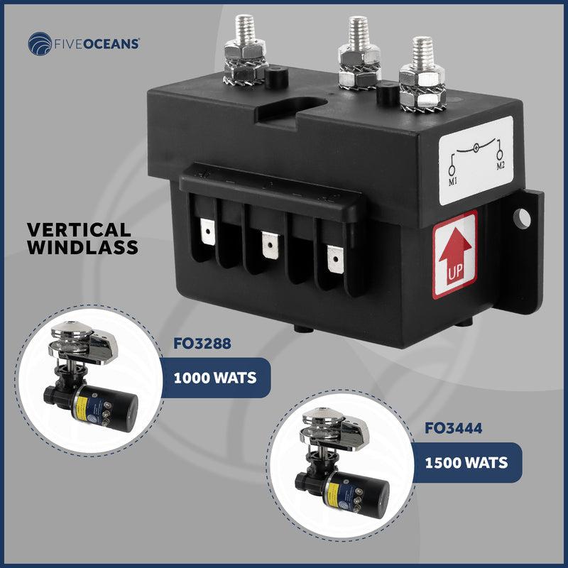 Dual Direction Windlass Solenoid 3-Wire Motors, 12V