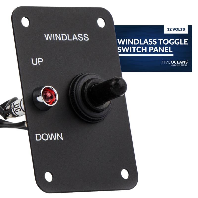 Anchor Windlass Up/Down 12V Toggle Control Switch Panel
