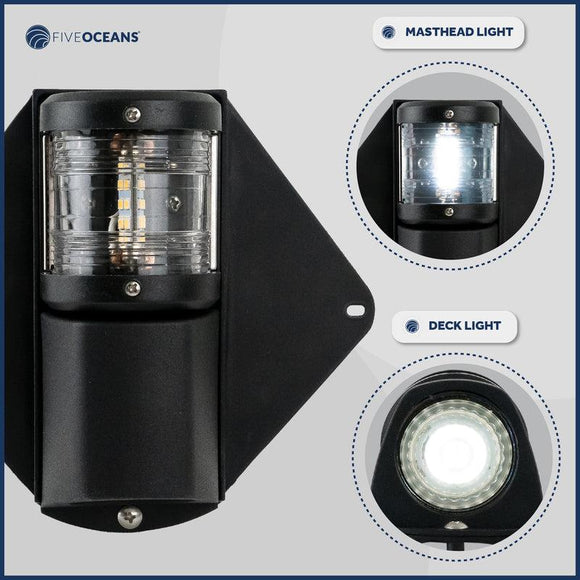 LED Masthead & Deck Spreader Light - Five Oceans | Canadian Marine & Outdoor Equipment