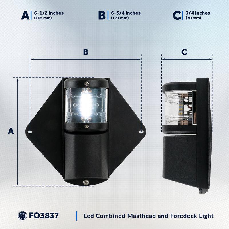 LED Combination Masthead Deck Spreader Light