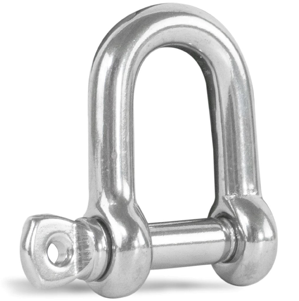 Captive Pin Chain D Rigging Shackle 5/16" -Stainless Steel Dee Type-five Oceans (BC 417)-Canadian Marine &amp; Outdoor Equipment