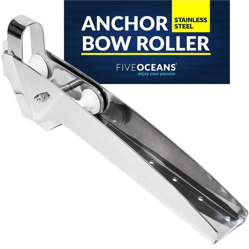 Self-launching Anchor Bow Roller 600mm (23-5/8 in.) Mirror Polished Stainless Steel FO-4185