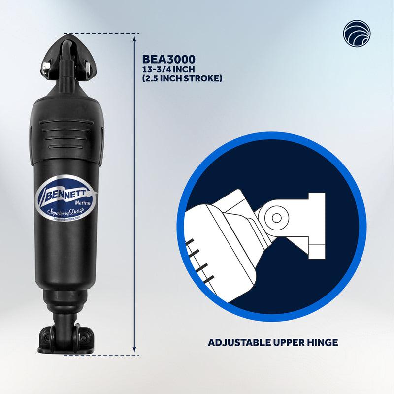 Bennett Complete Electric Trim Tab w/NEW 2020 Helm Control - 12x12" | Canadian Marine & Outdoor Equipment