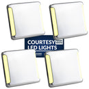 LED Square Courtesy Light, Warm White (4-Pack) - Five Oceans | Canadian Marine & Outdoor Equipment