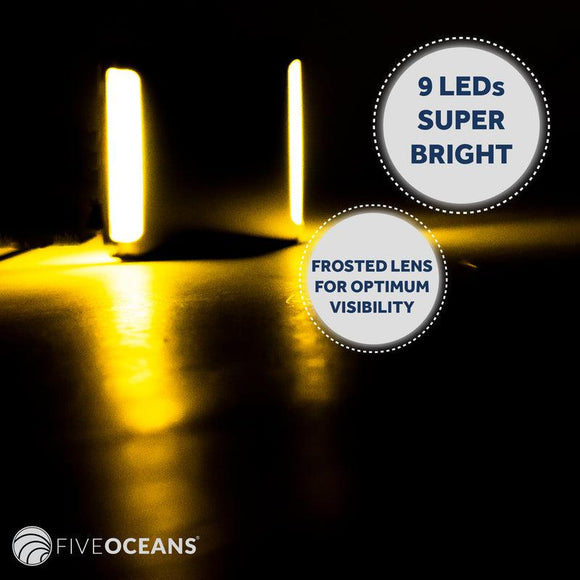 LED Square Courtesy Light, Warm White (4-Pack) - Five Oceans | Canadian Marine & Outdoor Equipment