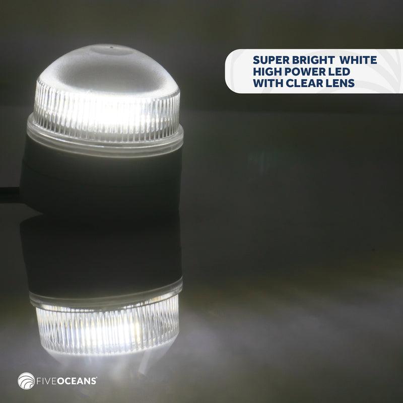 LED Anchor Navigation Lights, Fixed Mount, 2NM - Five Oceans-Canadian Marine &amp; Outdoor Equipment
