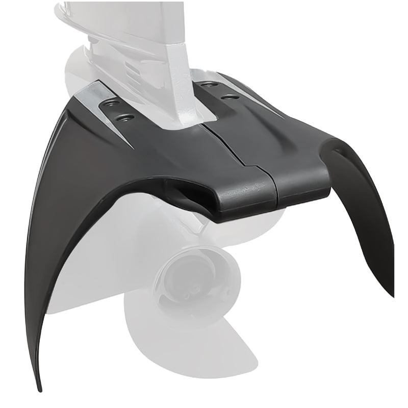 Hydro-Stabilizer Stingray Style Hydrofoil, For Outboards from 50 HP to 200 HP, Durable UV-Resistant Molded Black ABS Plastic, Compatible-Canadian Marine &amp; Outdoor Equipment