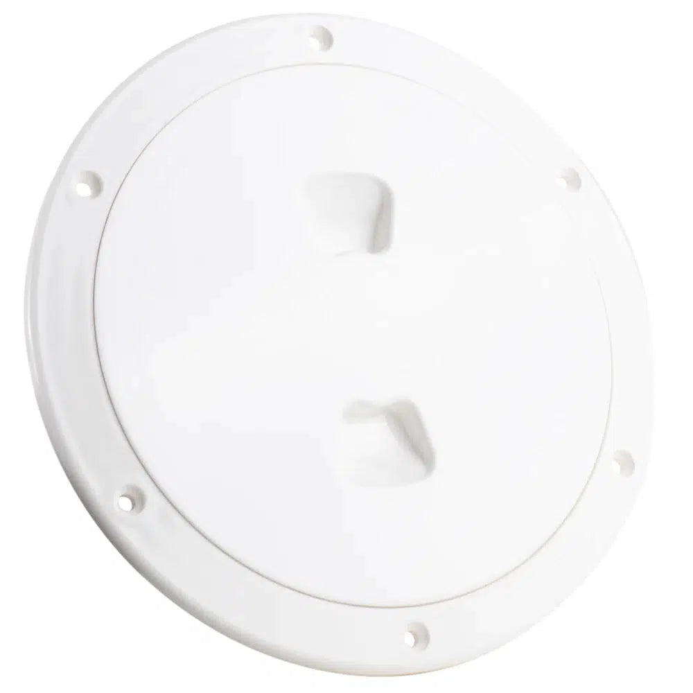 4" Round Deck Plate - White - Five Oceans-Canadian Marine &amp; Outdoor Equipment