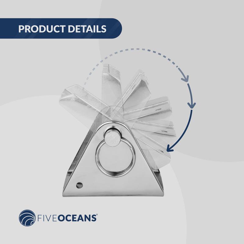 3/16" Stainless Steel Anchor Chain Stopper - Five Oceans | Canadian Marine & Outdoor Equipment