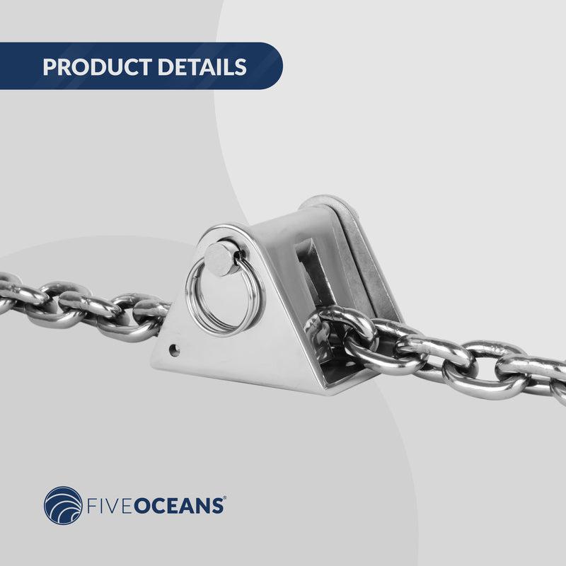 3/16" Stainless Steel Anchor Chain Stopper - Five Oceans | Canadian Marine & Outdoor Equipment