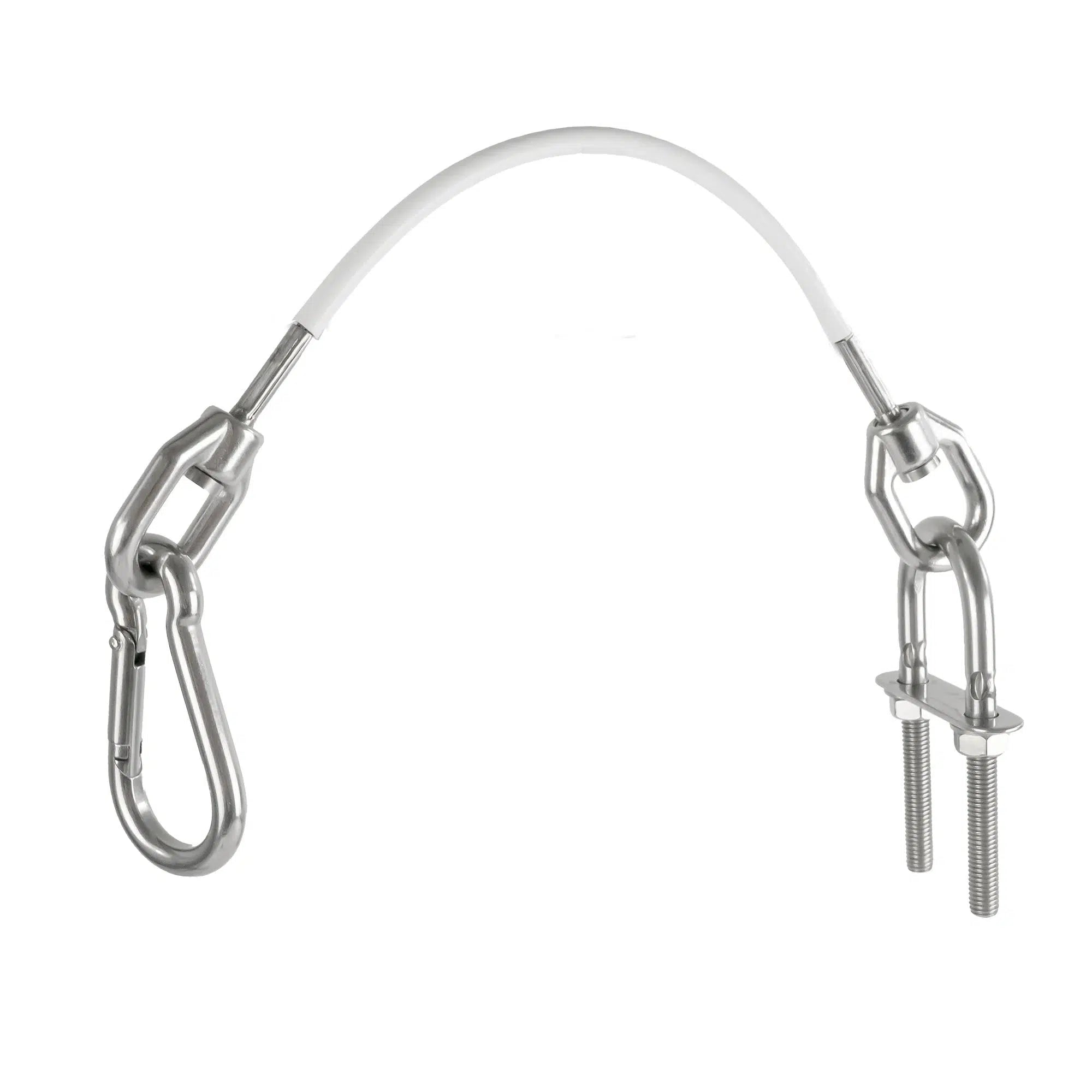 Anchor Safety Strap, Snap Hook Carabiner and 5/16 U-Bolt - Five Oceans