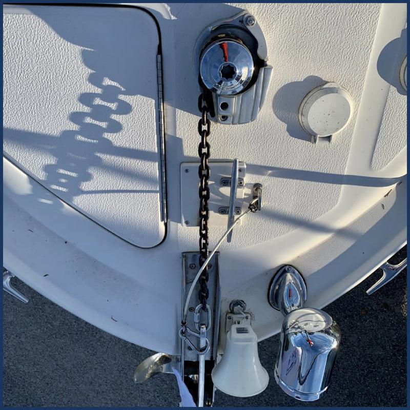 Anchor Safety Strap, Snap Hook Carabiner and 5/16" U-Bolt - Five Oceans