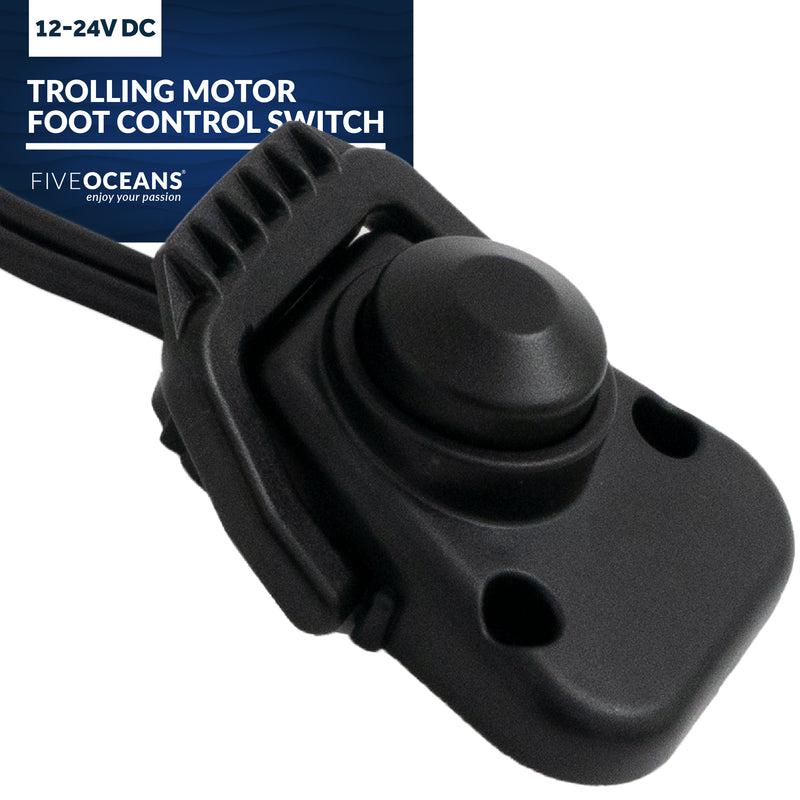 Trolling Motor Foot Control Switch, 12-24V DC - Five Oceans