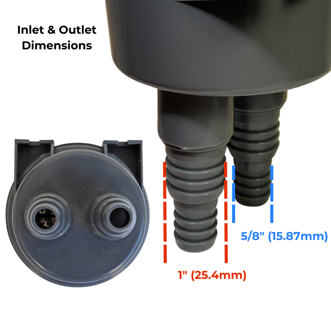 Marine Raw Water Strainer – Engine Cooling Filter, Easy-Clean, ABS | Canadian Marine & Outdoor Equipment