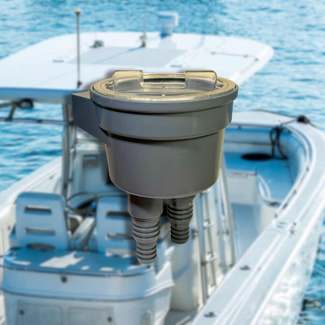 Marine Raw Water Strainer – Engine Cooling Filter, Easy-Clean, ABS | Canadian Marine & Outdoor Equipment