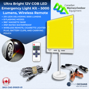 Ultra Bright 12V COB LED Emergency Light Kit – 5000lm, Wireless Remote | Canadian Marine & Outdoor Equipment