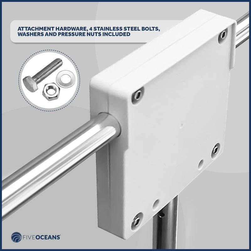 Rail-Mount Outboard Motor Bracket – 80lb Max | Five Oceans | Canadian Marine & Outdoor Equipment