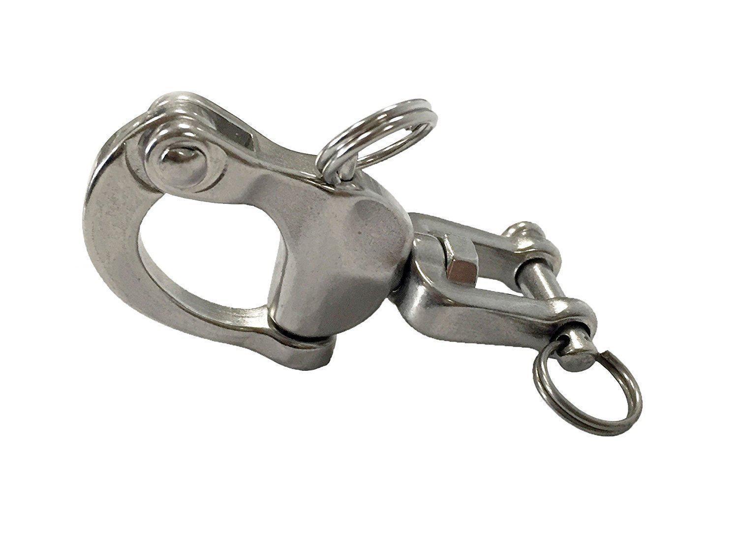 2-3/4" Jaw Swivel Snap Tack Shackle for Sailboat - Stainless Steel (SET OF 4) - Five Oceans-Canadian Marine &amp; Outdoor Equipment
