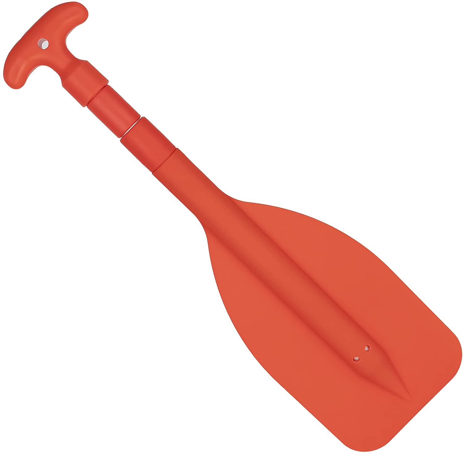 Emergency Orange Telescoping Dual Purpose Paddle and Hook, Extends from 21 in (53cm) to 42 in (107cm), Compact design, Anodized Aluminum Shaft-Canadian Marine &amp; Outdoor Equipment