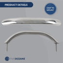 9" Stainless Steel Grab Handle w/ Studs | Five Oceans | Canadian Marine & Outdoor Equipment
