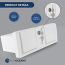 Locking Boat Glove Box with Drink Holder | Five Oceans | Canadian Marine & Outdoor Equipment