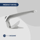 22 LB Stainless Steel Claw Anchor | Bruce-Type Boat Anchor | Canadian Marine & Outdoor Equipment