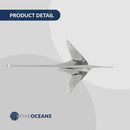 22 LB Stainless Steel Claw Anchor | Bruce-Type Boat Anchor | Canadian Marine & Outdoor Equipment