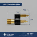 1/4" NPT Male Fuel Line Connector, 2-Prong – OMC/Johnson/Evinrude | Canadian Marine & Outdoor Equipment