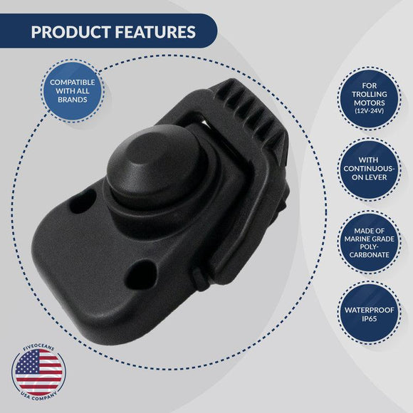 Trolling Motor Foot Control Switch, 1224V DC Five Oceans Canadian Marine & Outdoor Equipment