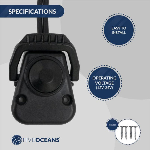 Trolling Motor Foot Control Switch, 12-24V DC | Five Oceans | Canadian Marine & Outdoor Equipment
