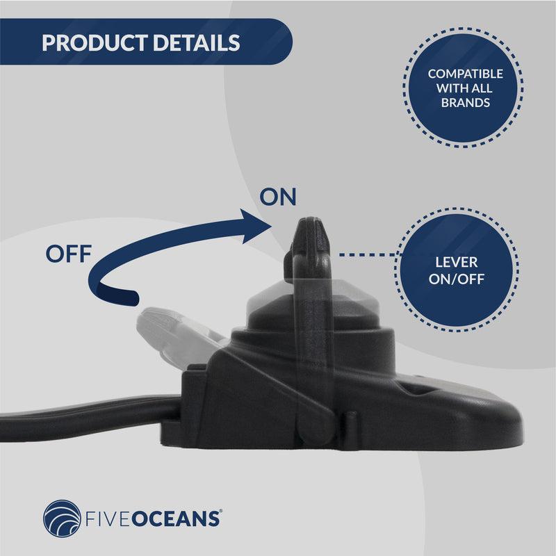 Trolling Motor Foot Control Switch, 12-24V DC - Five Oceans-Canadian Marine &amp; Outdoor Equipment