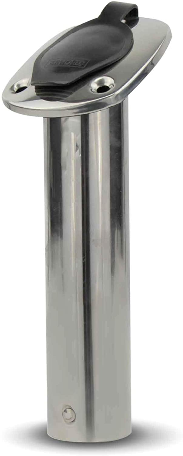 Marine Stainless Steel Flush-Mount Fishing Rod Holder | Canadian Marine & Outdoor Equipment