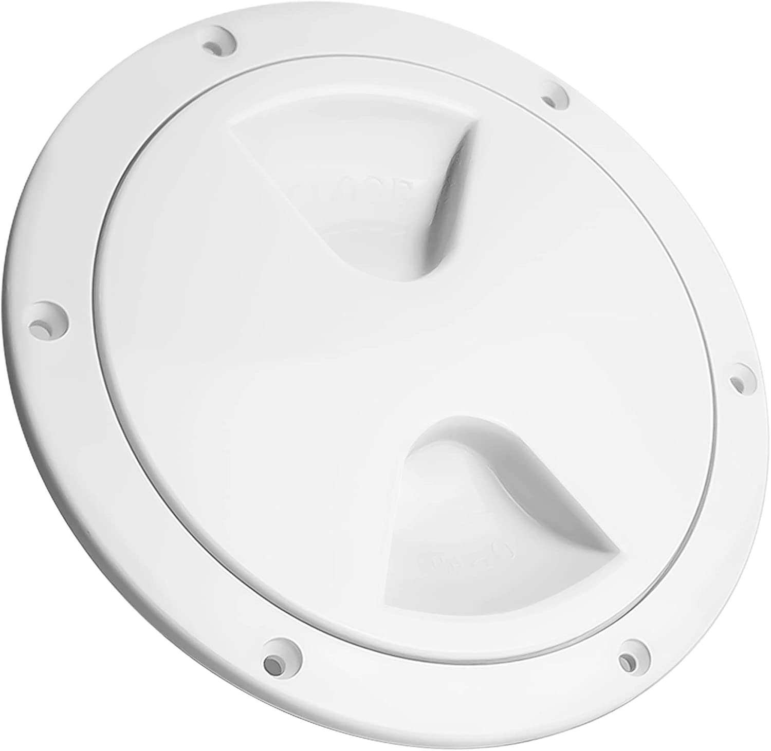Marine Round Inspection Deck Plate Water Tight for Outdoor Installations, White, 5" -Five Oceans-Canadian Marine &amp; Outdoor Equipment