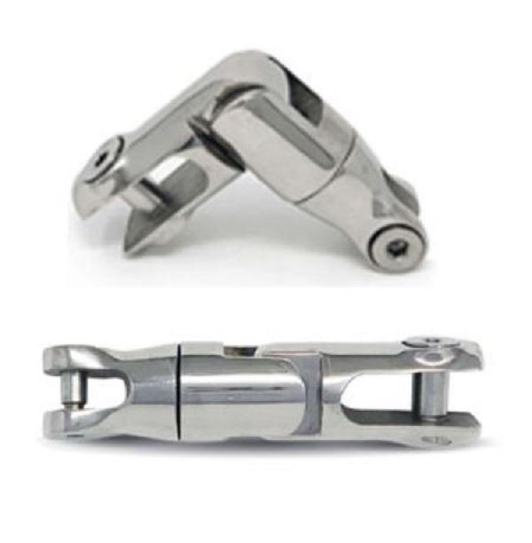 Multi-directional Anchor Double Swivel Connector, Up to 1/2 in. Chain, AISI316 Stainless Steel - Five Oceans-Canadian Marine &amp; Outdoor Equipment