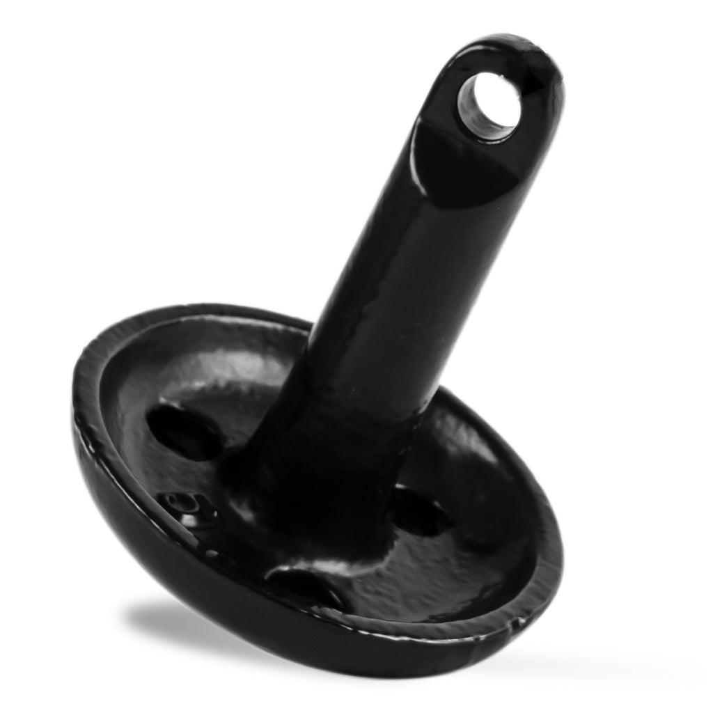 Black Mushroom Anchor, 5 lb, Thick PVC vinyl coating, Excellent Holding Power on Muddy / Weeded Bottoms, 1-Piece Cast-Iron Construction-Canadian Marine &amp; Outdoor Equipment