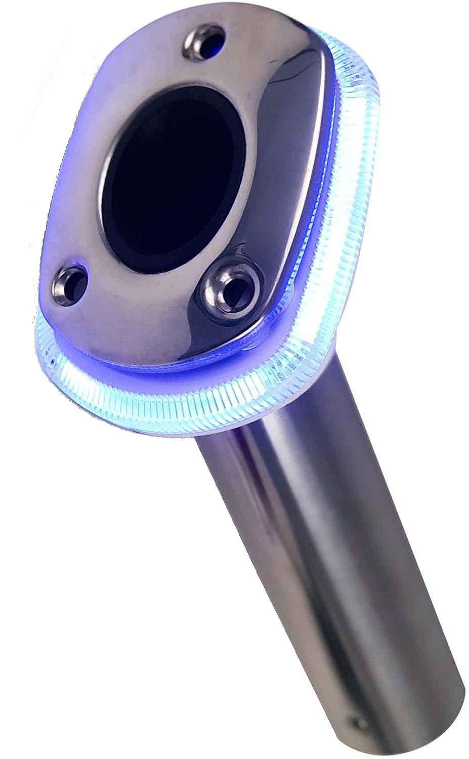 Blue LED Rod Holder Accent Bezel Ring - Five Oceans-Canadian Marine &amp; Outdoor Equipment