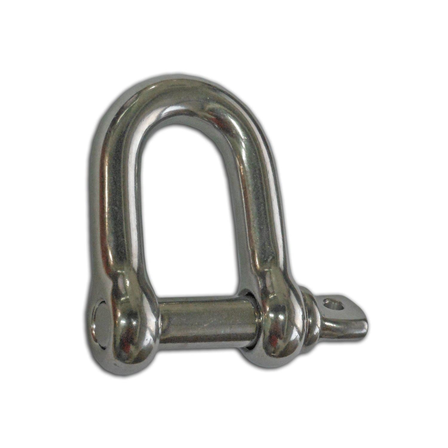 Captive Pin Chain D Type Rigging Shackle 5/16" (Set of 4)-Canadian Marine &amp; Outdoor Equipment