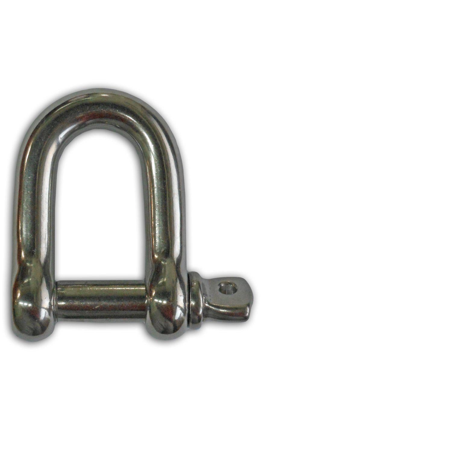 Captive Pin Chain D Type Rigging Shackle 5/16" (Set of 4)-Canadian Marine &amp; Outdoor Equipment