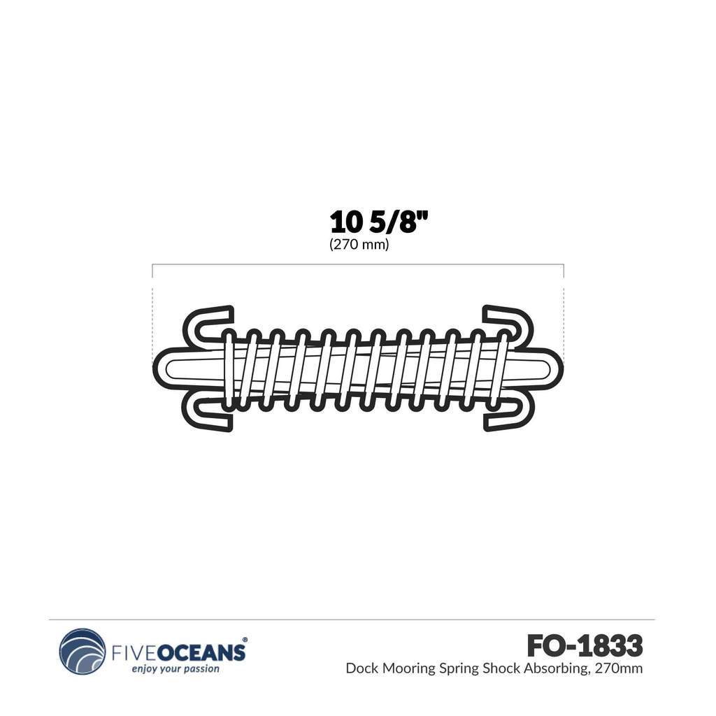 Dock Mooring Spring Shock Absorbing, 10-1/2" (270mm) - Five Oceans-Canadian Marine &amp; Outdoor Equipment