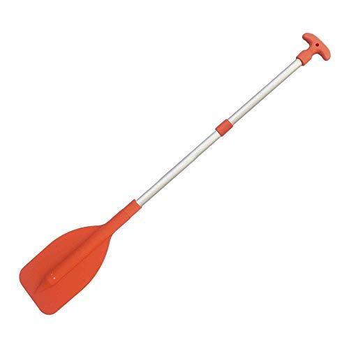 Emergency Orange Telescoping Dual Purpose Paddle and Hook, Extends from 21 in (53cm) to 42 in (107cm), Compact design, Anodized Aluminum Shaft-Canadian Marine &amp; Outdoor Equipment