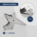 Five Oceans Self-launching Anchor Bow Roller 13-1/8 in. AISI316 Stainless Steel FO-73 | Canadian Marine & Outdoor Equipment