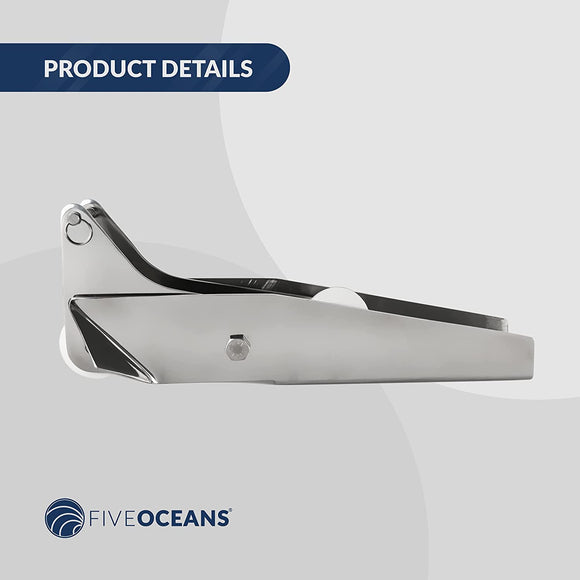 Five Oceans Self-launching Anchor Bow Roller 13-1/8 in. AISI316 Stainless Steel FO-73 | Canadian Marine & Outdoor Equipment
