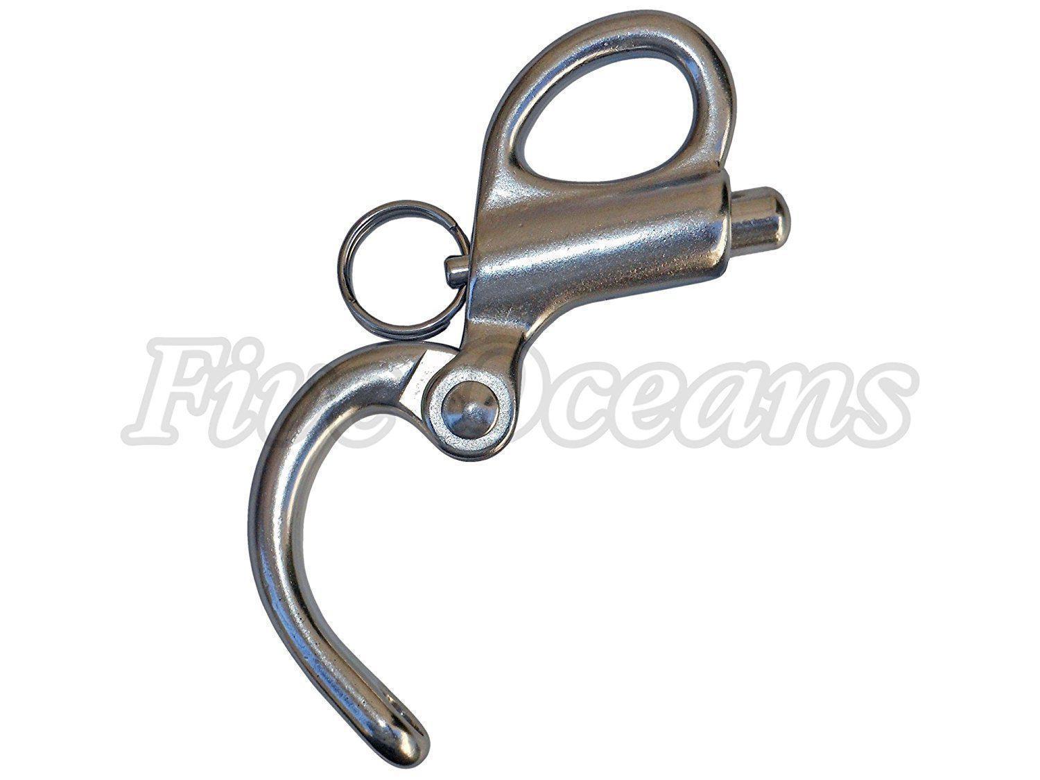 Fixed Bail Snap Shackles, 2 5/8" (SET OF 2)-Canadian Marine &amp; Outdoor Equipment