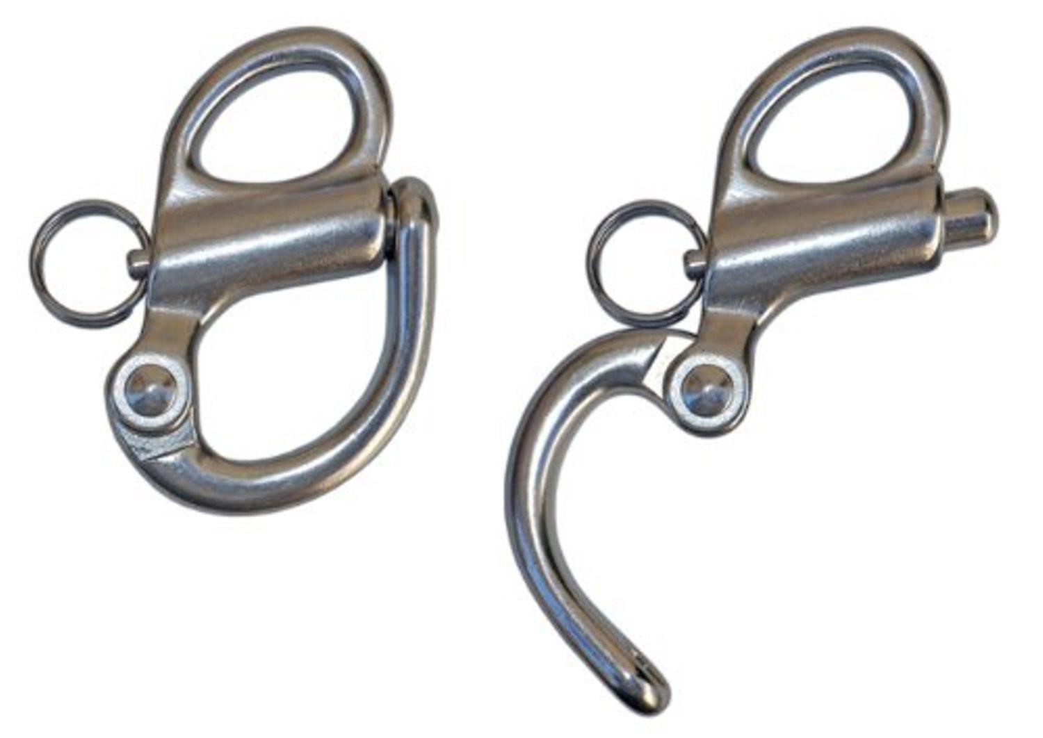 Fixed Bail Snap Shackles, 2"-Canadian Marine &amp; Outdoor Equipment